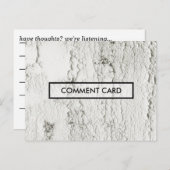 carte de commentaire puces peintes (Devant / Derrière)