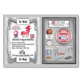 Carte de commerce Alumna-Aluminum Horn Unicorn (Dos)