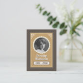 Carte de commerce Ancestor personnalisée, carte de (Debout devant)