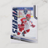 Carte de commerce Blue Ice Hockey (Devant)