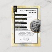 Carte de commerce Couple personnalisée, Merci Mari (Dos)