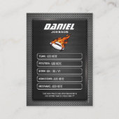 Carte de commerce de football graphique, cadeaux p (Dos)