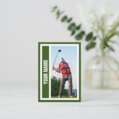 Carte de commerce de golf sur mesure - Forrest Gre (Debout devant)