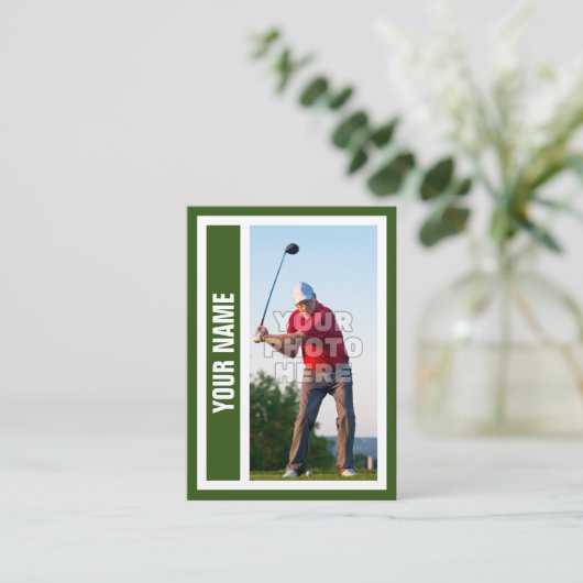 Carte de commerce de golf sur mesure - Forrest Gre (Debout devant)