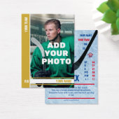 Carte de commerce de hockey Gold Stripe - Statisti (Bureau)