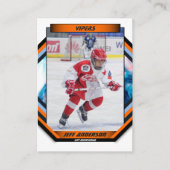 Carte de commerce de hockey sur glace en Cool Oran (Devant)