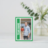 Carte de commerce de quilles personnalisée (Kelly (Debout devant)