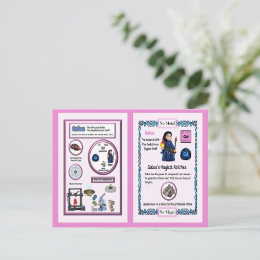 Carte de commerce Galoa - Gadolinium (Debout devant)