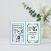 Carte de commerce Strauna - Strontium (Debout devant)