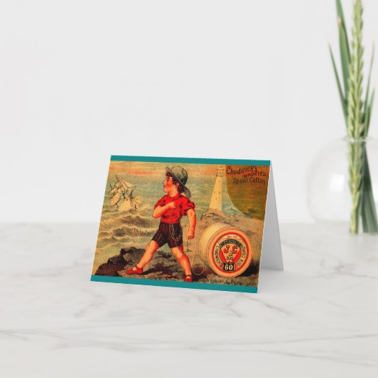 Carte de commerce victorienne Chadwick’s Spool Cot (Devant)