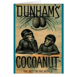 Carte de commerce victorienne : Cocoanut de Dunham