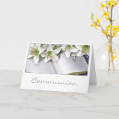 Carte de Communion (Fleur jaune)