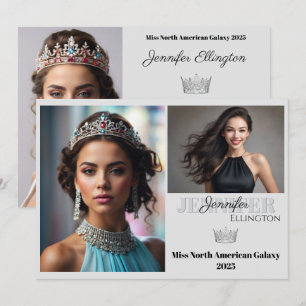 Carte de Compétition de Signature Pageant Essentia