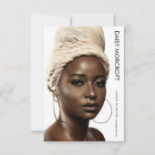 Carte de composite photo d'acteur modèle professio (Devant)