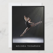 Carte de compositeur de danseur 5 Photo QR Code (Devant)