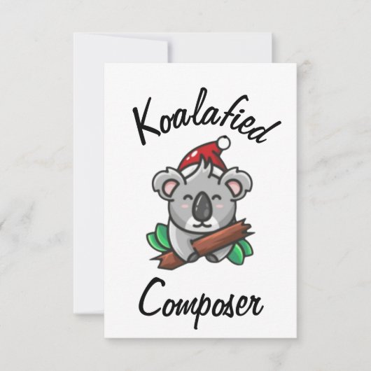 Carte de compositeur koalafied (Devant)