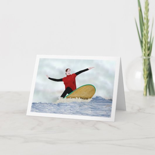 Carte de conception créative de Surfing Girl LeeMa (Devant)
