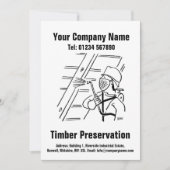 Carte de conception de dessin animé de préservatio (Devant)