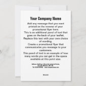 Carte de conception de dessin animé de préservatio (Dos)