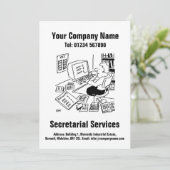 Carte de conception de dessin de services de secré (Debout devant)