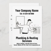 Carte de conception de dessin pour les services de (Devant / Derrière)