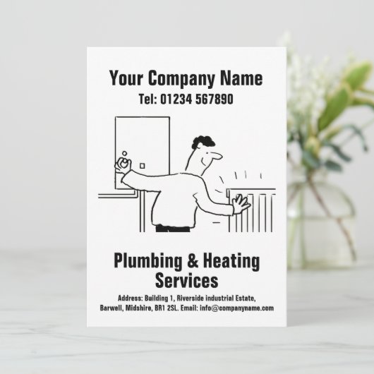 Carte de conception de dessin pour les services de (Debout devant)