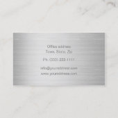 Carte de conception en métal de constructeurs (Dos)