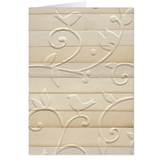 Carte de conception en papier intégrée (Devant)