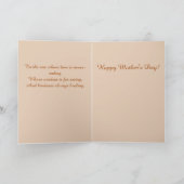 Carte de conception florale avec poème pour la fêt (Intérieur)