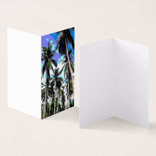 Carte de conception Palm Tree (Inside and Outside)