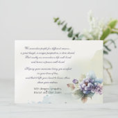 Carte de condence Nosegay Aquarelle (Debout devant)