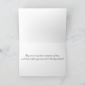 Carte de condoléance de nénuphar (Intérieur)