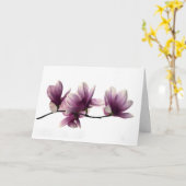 Carte de condoléances (Fleur jaune)