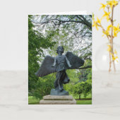 Carte de condoléances « Ange d'espoir » (Fleur jaune)