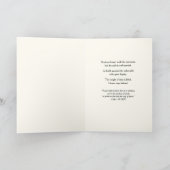 Carte de condoléances "Appelé à la maison par la l (Intérieur)
