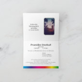 Carte de condoléances arc-en-ciel (Intérieur)