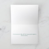 carte de condoléances au coucher du soleil (Intérieur)