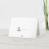Carte de condoléances avec Callas (Dos)