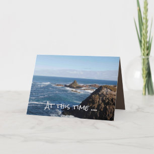 Carte de condoléances - Changements de vie