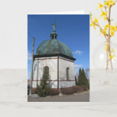 Carte de condoléances « Crypte du cimetière Saint- (Fleur jaune)