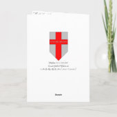 Carte de condoléances « Drapeau américain de Lowel (Dos)