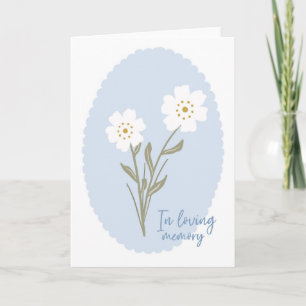 Carte de condoléances In Loving Memory pour elle