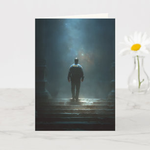 Carte de condoléances "Où les étoiles saluent"