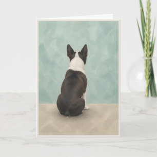 Carte de condoléances pour animal de compagnie Bos