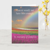 Carte de condoléances pour animal de compagnie Pon (Fleur jaune)