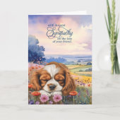 Carte de condoléances pour Cavalier King Charles F (Devant)