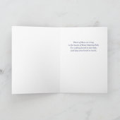 Carte de condoléances pour chien Cane Corso et fle (Intérieur)