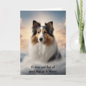Carte de condoléances pour la perte de Shetland Sh (Devant)