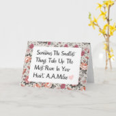 Carte de condoléances pour la perte d'un bébé / fa (Fleur jaune)