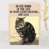 CARTE DE CONDOLÉANCES POUR LA PERTE D'UN CHAT SYMP (Fleur jaune)